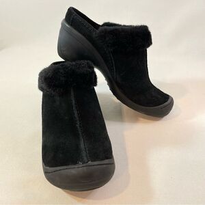 SPORTO Barefoot fur lined mules size 8